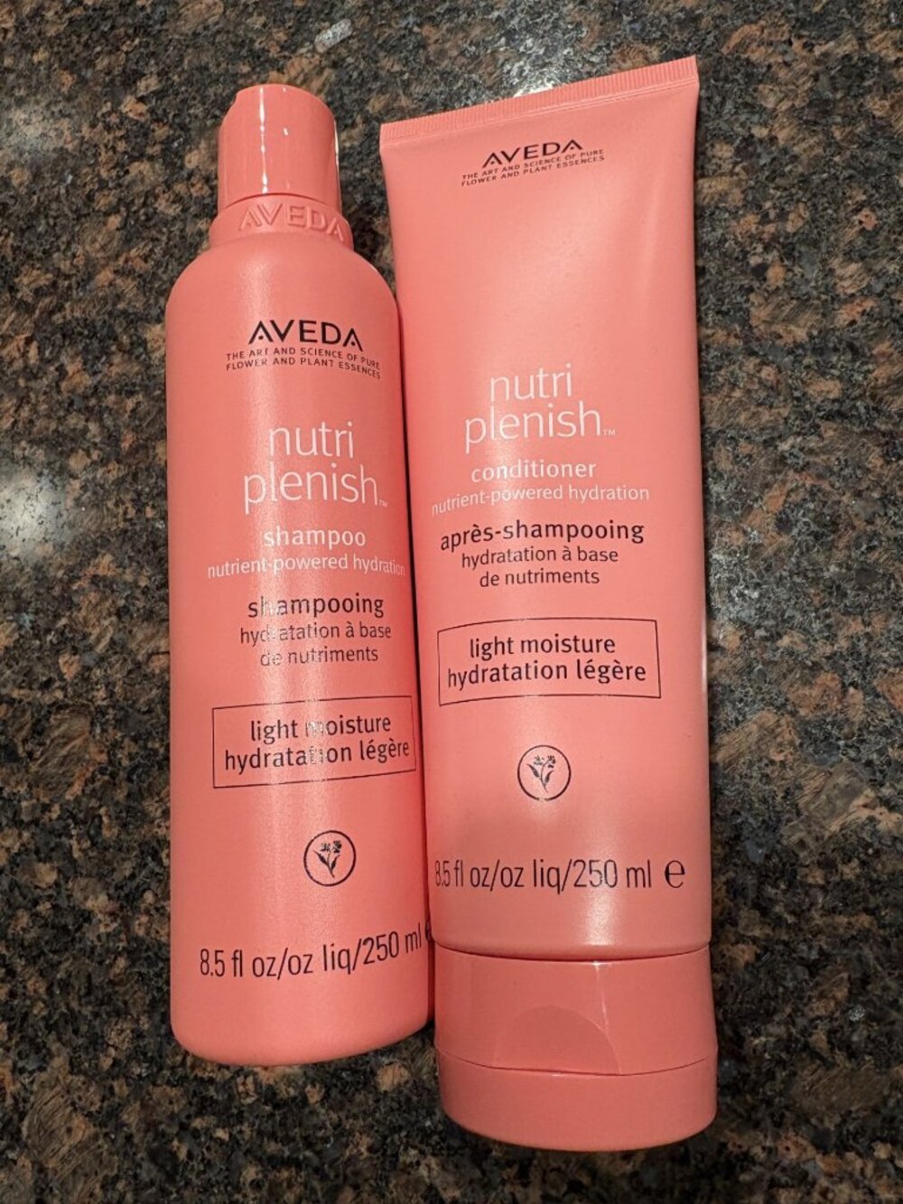 Aveda Nutriplenish Light Moisture Hydrating Shampoo and Conditioner 8.5 oz Set